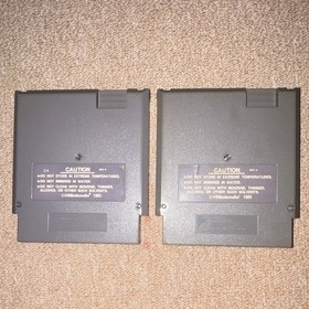 Nintendo NES Cartridges Lot 2 Blades of Steel + Super Mario Bros./Duck Hunt