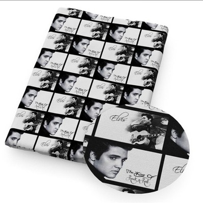 Elvis 100% Cotton woven fabric 17''x55'' 1099255