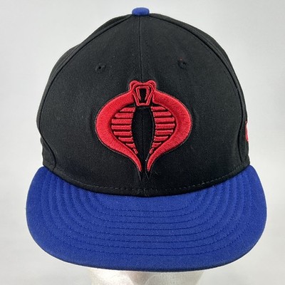 New Era 9FIFTY G.I. Joe Cobra Logo Hat Cap Snap Back  Royal Blue Black Red Sewn