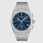 Tissot PRX Chronograph Watch T1374171104100 Blue Steel 41mm