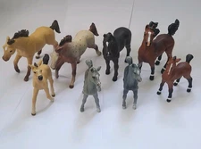 Safari Ltd 1997 Horses Lot Of 8. Vintage Figures Arabian Foal Farm Collection