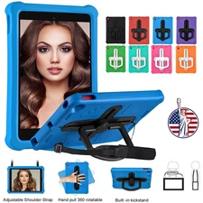 Soft EVA Rotating Stand Case Cover for iPad 9th/8th/7th/6th/5th Generation 9.7"