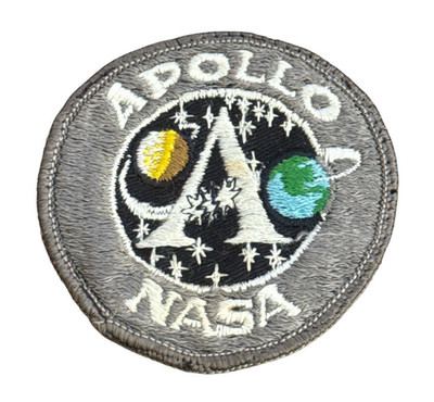 Apollo Nasa Space Program Lunar Program Vintage Twill Gauze Patch Souvenir Badge