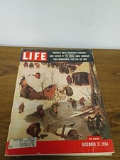 Life Magazine December 27, 1954 Bruegel's Christmas Paintings, 3-D Star For Tree