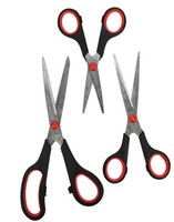 Scheren Set 3Tlg Haushaltsschere Bastelschere Universalschere Edelstahl