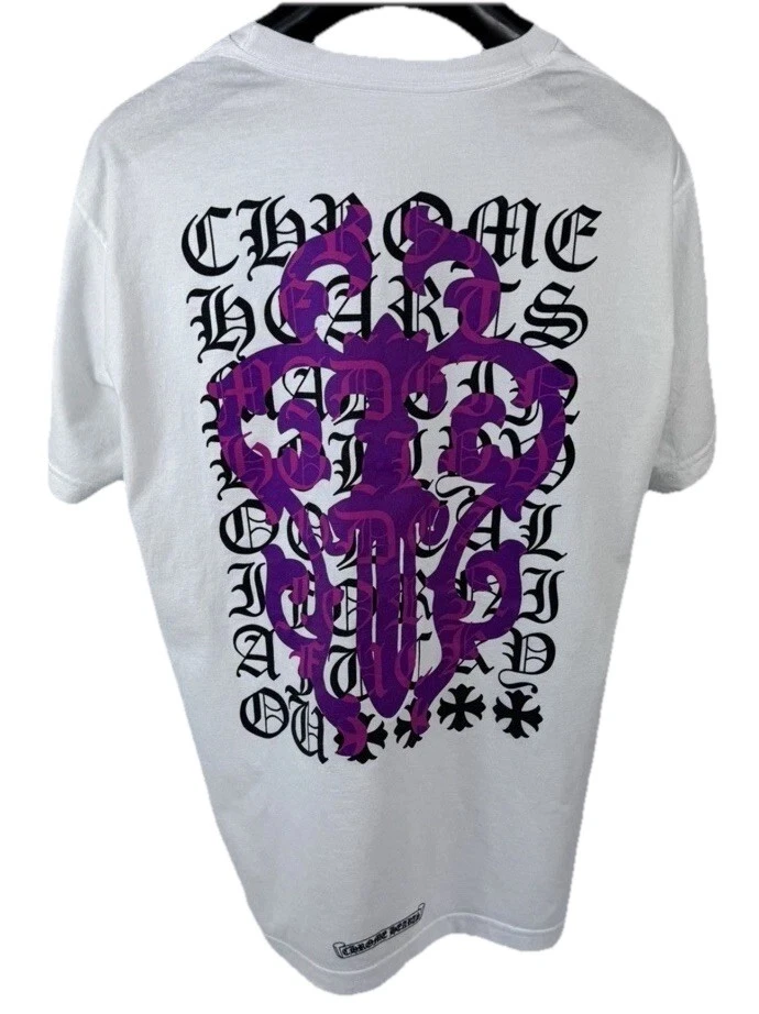 Chrome Hearts - Logo Print Shirt Sleeve T-Shirt Size: XL