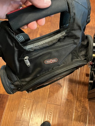 Schwarzer ELLEVEN™ "TSA Check Point Friendly" Computer College Rucksack mit Reißverschluss NEU - Bild 15 von 15