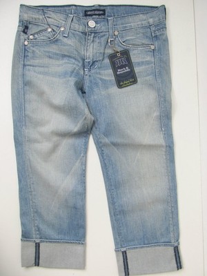 Rock&Republic Jeans Capri Denim Chrissy Strass Hose Neu 27