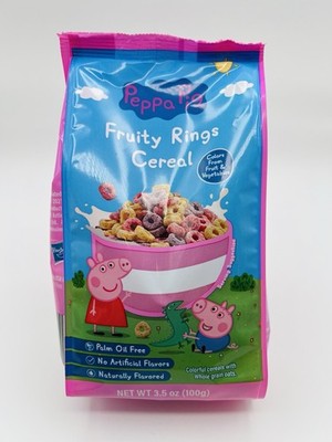 Peppa Pig Fruity Rings Ceral 3.5oz (100g) Colors from Fruit & Vegetables