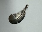 Lena Platero Navajo Native American Sterling Silver Feather Pendant — photo 4