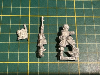 Warhammer 40K Astra Militarum Vostroyan Guard Sniper Sharpshooter Metal Used #2