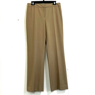 Classiques Entier Womens Atelier Pants Size 8 Beige Mid-Rise Straight Pants