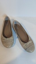 Clarks Leather Bendables Poem Armor Shoes Women Size 8M Flats Slip-On