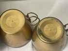 3 pc Vtg West Bend Thermo Serve Coffee Carafe Set 2 Mugs GOLD & BLACK MCM USA — photo 7