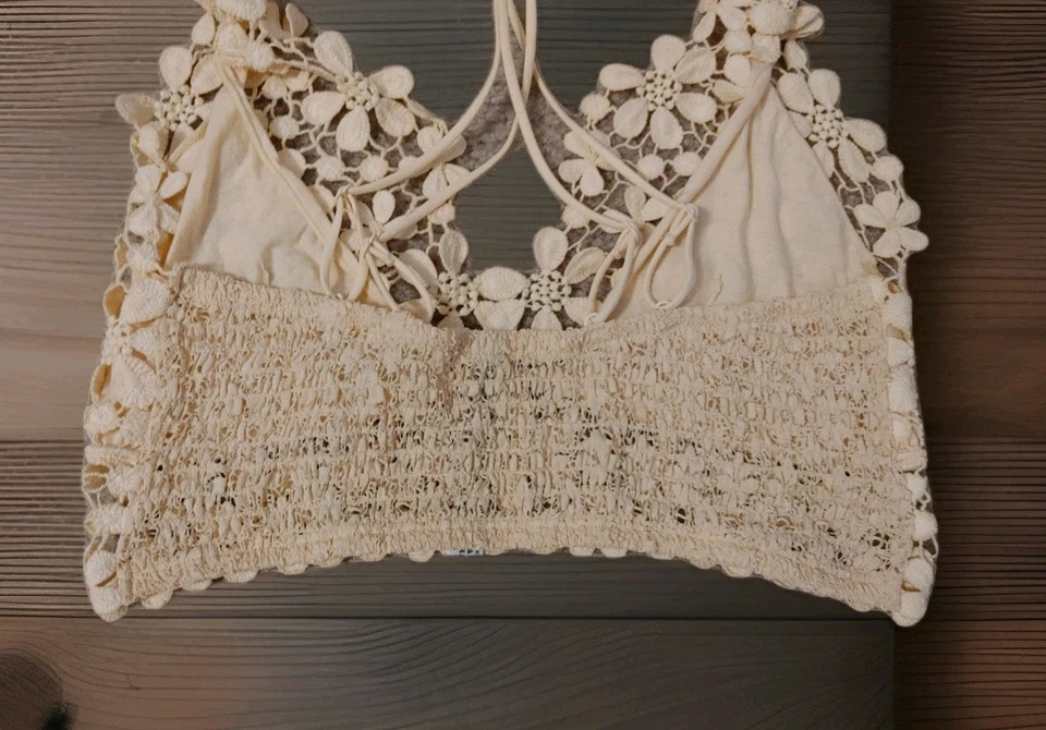 Bralette Intimately Free People Cami Recortado Top Floral Amarillo Tirantes Para Mujer S Foto 3 de 4