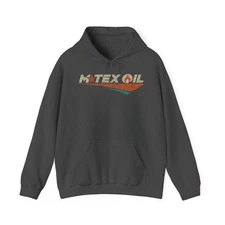 M-Tex Oil Company 1985 Vintage Men's Hoodie