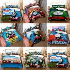 Set lenzuola treno Thomas & Friends trapunta copripiumino UK singolo matrimoniale king T1