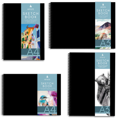Künstler Skizzenbuch Hardcover Block spiralgebunden 170 g/m² Patrone Kunst Zeichenpapier