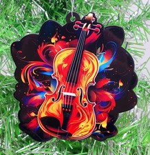 Violin Themed Ornament - Christmas Ornament
