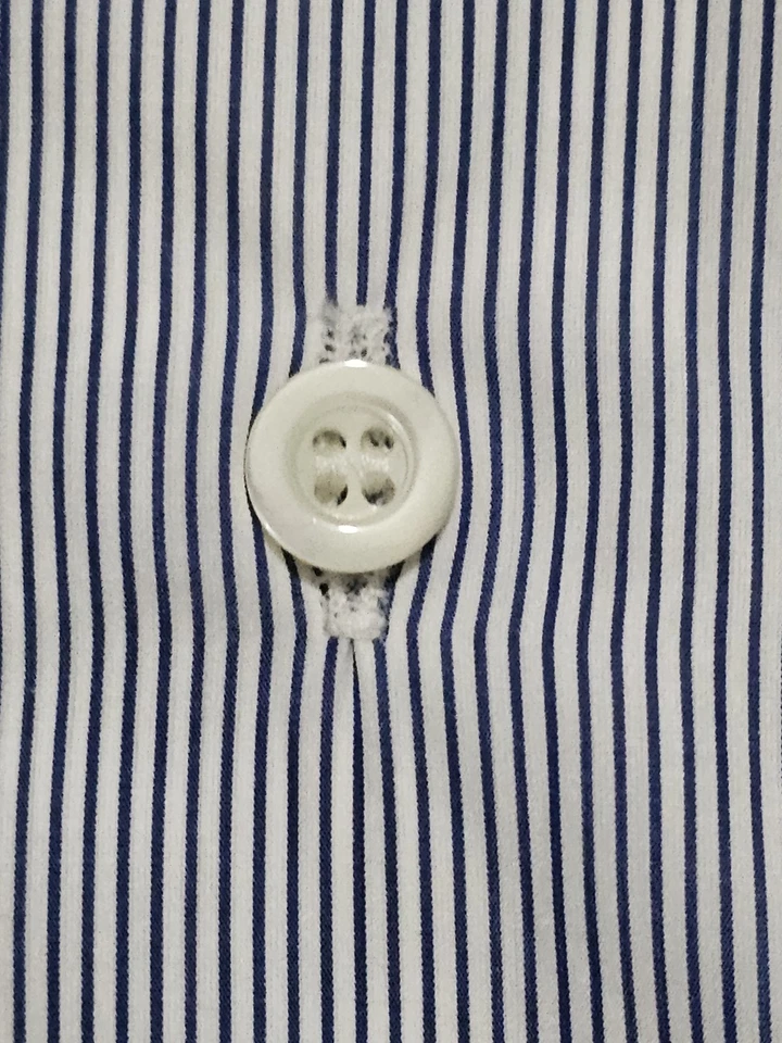 Camicia sartoriale uomo Bruli taglia 42 con polsini gemelli - Immagine 4 di 4