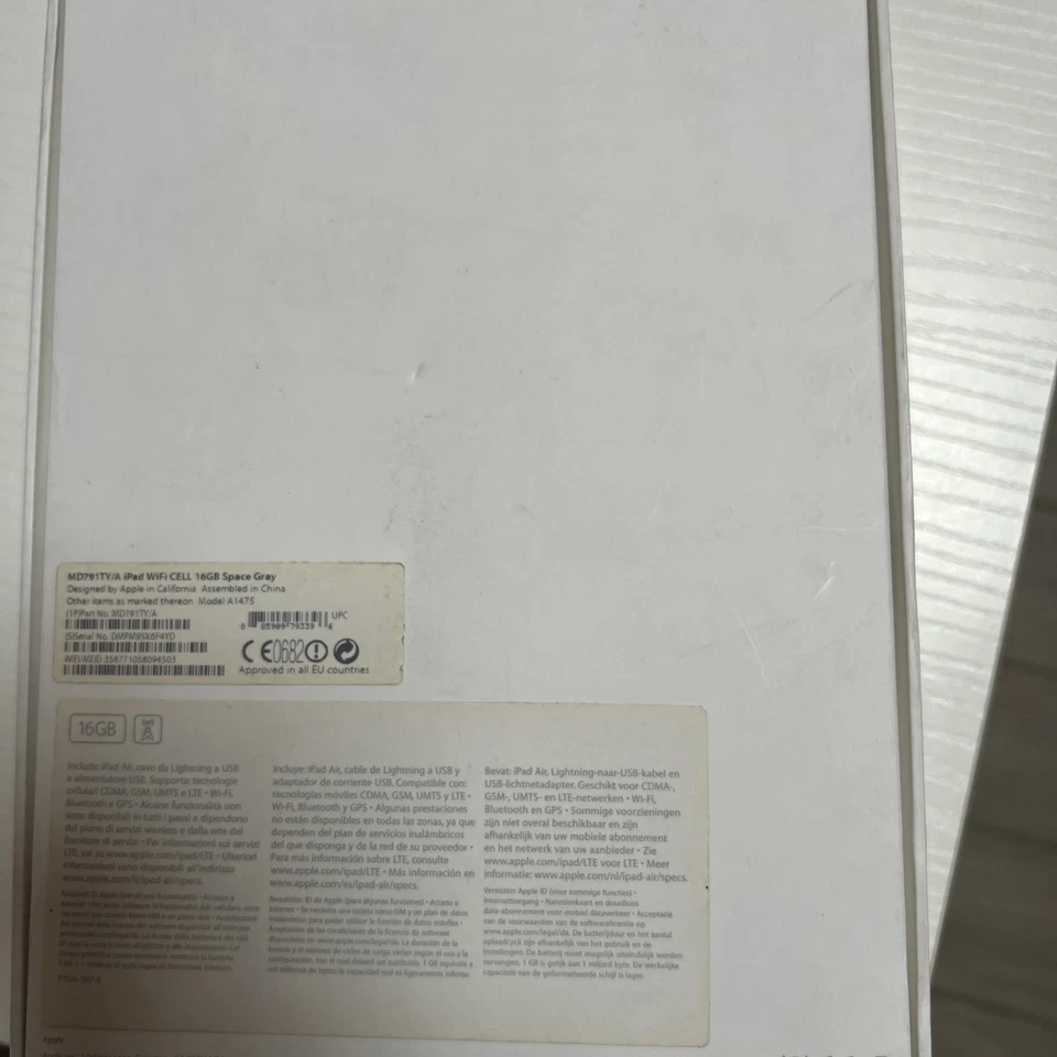 Ipad air WiFi+ Cellular 16gb modello md791TY/A - Immagine 4 di 4