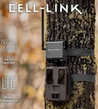 Combo - Bushnell Trophy Cam HD with TimeLapse, Video plus Cell Link for Cellular