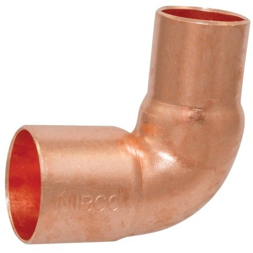 NIBCO 9055652 607R 90 Elbow 3/4x1/2 Wrot Copper Solder