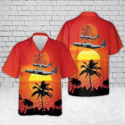 Air Force Aloha Shirt US Air Force Lockheed Martin C 130J 30 Hercules L 382 48th