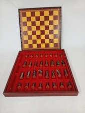 Raro set scacchi ITALFAMA Camelot pezzi metallo massiccio pesante made in Italy completo