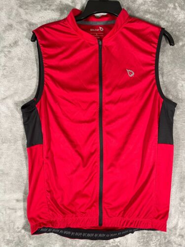 Baleaf Women’s Red Summer Cycling Vest Size L UPF 50 Sleeveless Pockets In Back - 第 1/10 張圖片