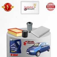 Wartungsset Filter Und ÖL FüR Fiat Punto 1.2 55KW 75PS 1998