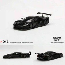 MINI GT 1:64 Ford GT LM Test CarBlack LHD Diecast Model Car in box