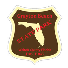 3" grayton beach florida state park bumper sticker decal usa made