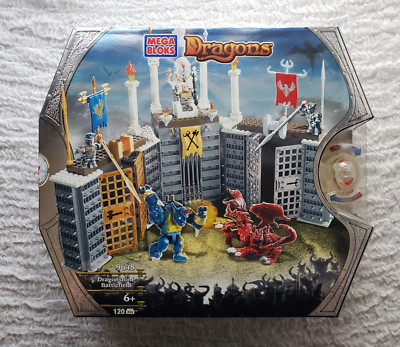 2006 Vintage Rare Mega Bloks Dragons 9648 Dragonstone Battlefield Sealed