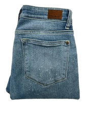 Judy Blue Jeans Womens 7/28 Blue Skinny Fit Stretch Denim Distressed JB82293LT