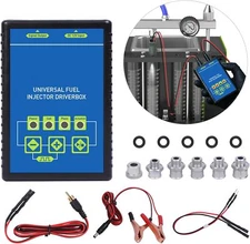 Universal Fuel Injector Tester Cleaner Gasoline Diesel GDI Injector Driverbox US
