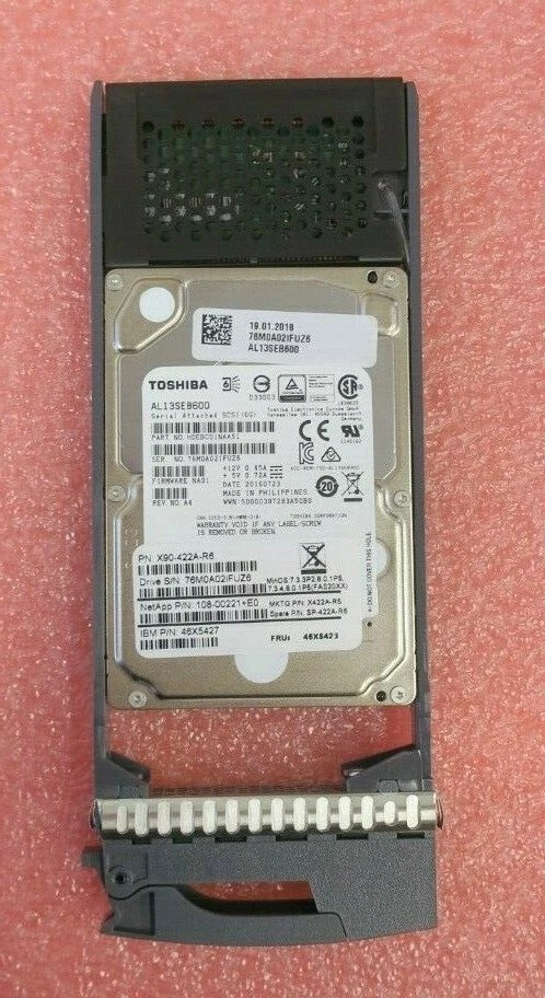 Netapp 600GB 10K 2.5" SAS Hard Drive For DS2246 SP-422A-R6 X422A-R5 X90-422A-R6 - Image 2 of 4