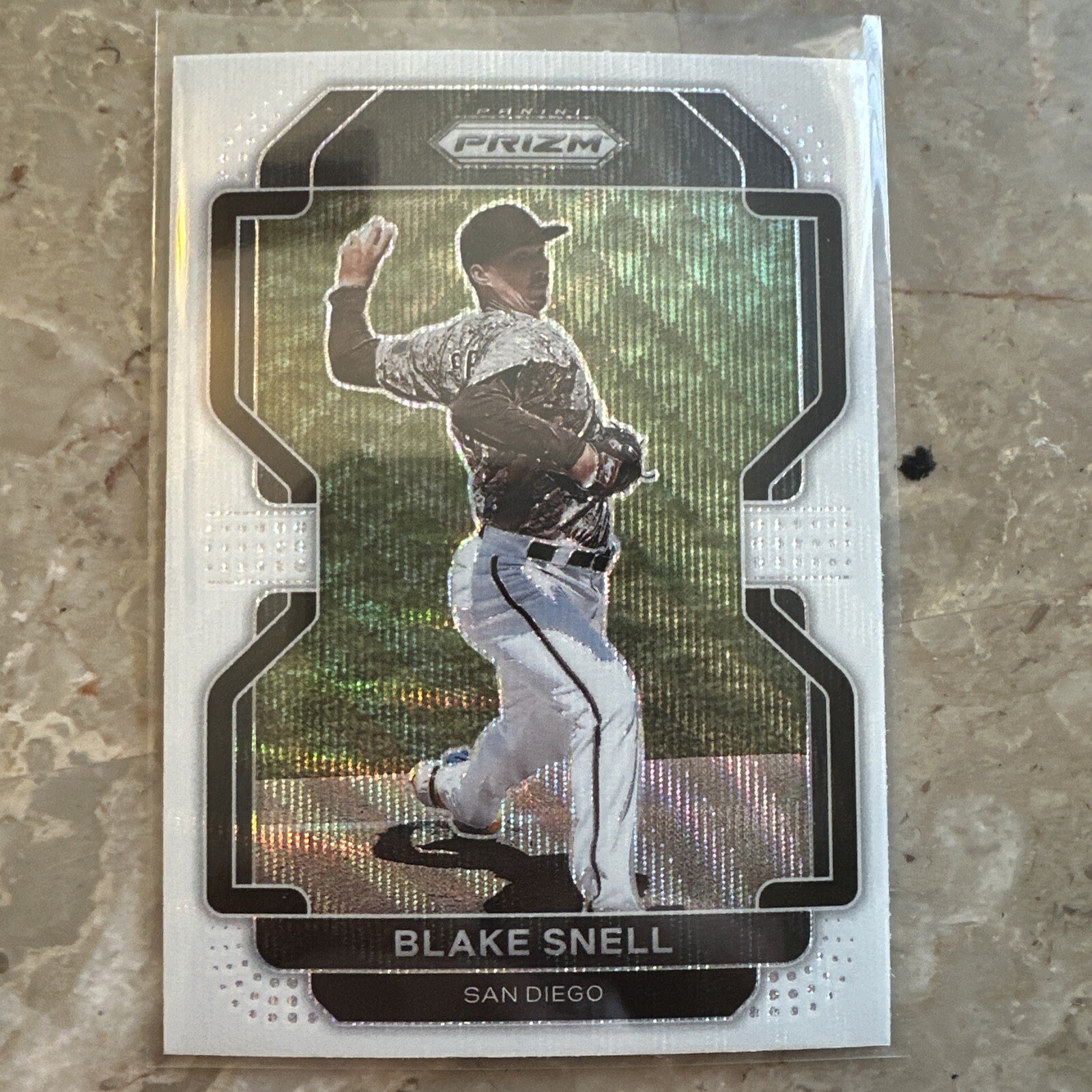 2022 Panini Prizm - Tier II White Wave Prizm #171 Blake Snell