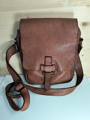Harbour 2nd Vera VTG Cowhide Leather Crossbody Hippie BOHO HOBO Shoulder Bag VGC