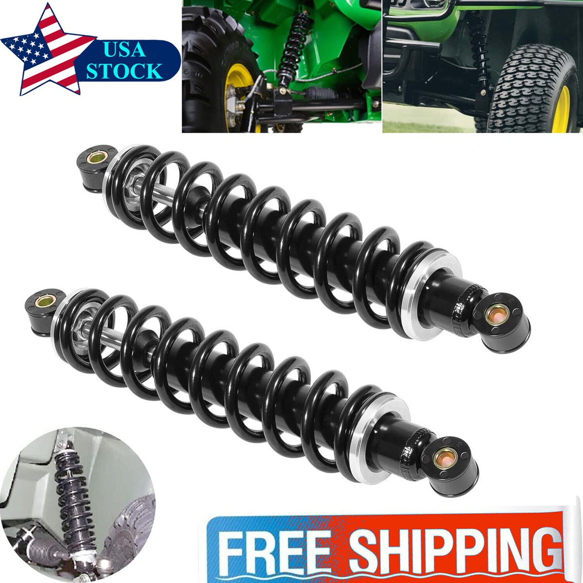John Deere Starfire Shock Absorber 2-PC Front Kit AM130448 For John ...