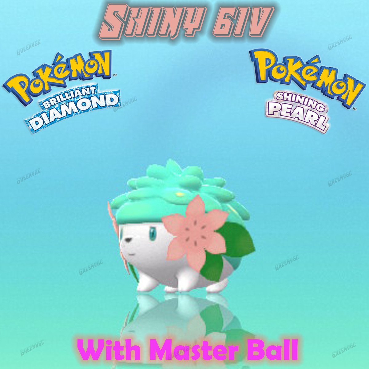 Event Shaymin Shiny 6iv Pack Pokemon Brilliant Diamond Shining