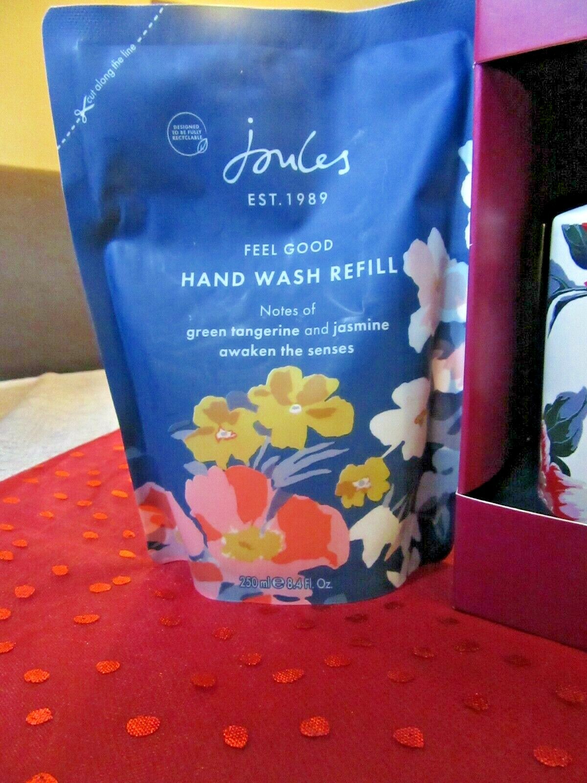 Joules Refillable Hand Wash Set Plum Floral for sale online eBay