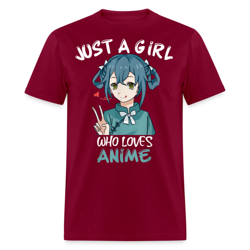 Just a Girl Who Loves Anime shirt Best Gift Cute Beautiful Anime Lovers T-Shirt - Picture 35 of 91