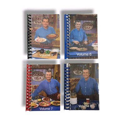 Merle Ellis Cookbook Lot Volumes 3 6 7 8 Cooking USA Nations Best Known Butcher