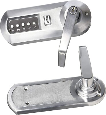 Extra Heavy-Duty Pushbutton Lever Lock, Schlagle C Keyway - 298778