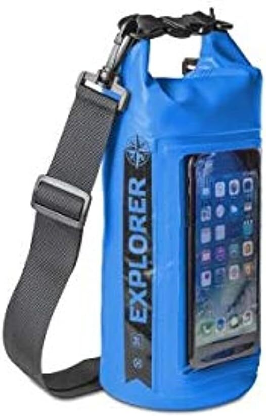 Funda Saco 2 litros piscina, montaña o playa Bolsa seca impermeable Mochila ...