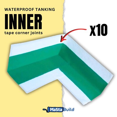 Wasserdichtes Tankband Eckfuge INNEN Feuchtraum Dusche Waschanlage Aqua Build x10