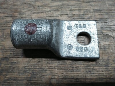 T & B 54114 Color-Keyed One-Hole Copper Lug Brown 87 Die 1/2'' Hole
