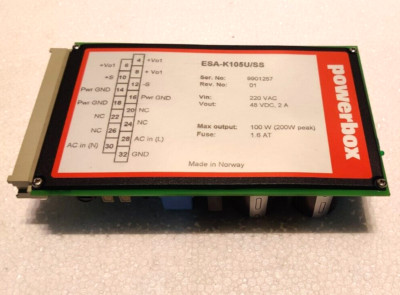 POWERBOX  ESA-K105U/SS POWER AC/DC PART NR : M00010-01