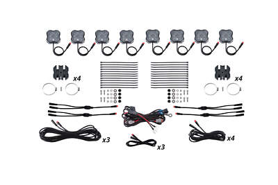 Diode Dynamics Stage Serie Sxs Rock Licht RGBW M8 8-pack Installer Set DD7753